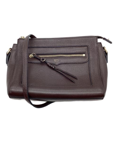 LOWELL（ロウェル）LOWELL (ロウェル) Flame/レザーショルダーBAG ブラウンの古着・服飾アイテム