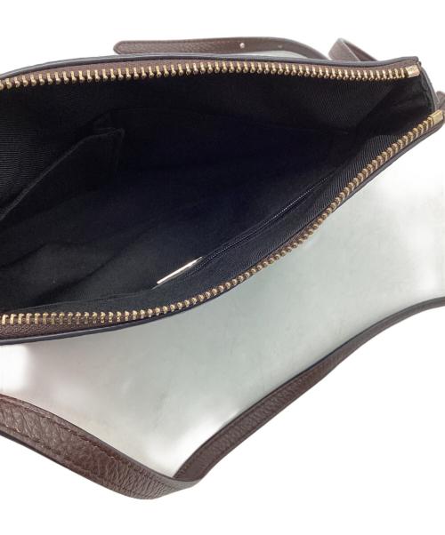 LOWELL（ロウェル）LOWELL (ロウェル) Flame/レザーショルダーBAG ブラウンの古着・服飾アイテム