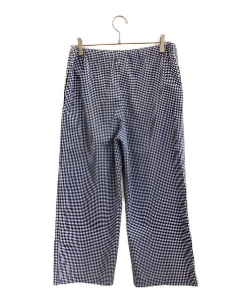 COMME des GARCONS COMME des GARCONS（コムデギャルソン コムデギャルソン）COMME des GARCONS COMME des GARCONS (コムデギャルソン コムデギャルソン) ギンガムチェックパンツ ネイビー サイズ:SSの古着・服飾アイテム