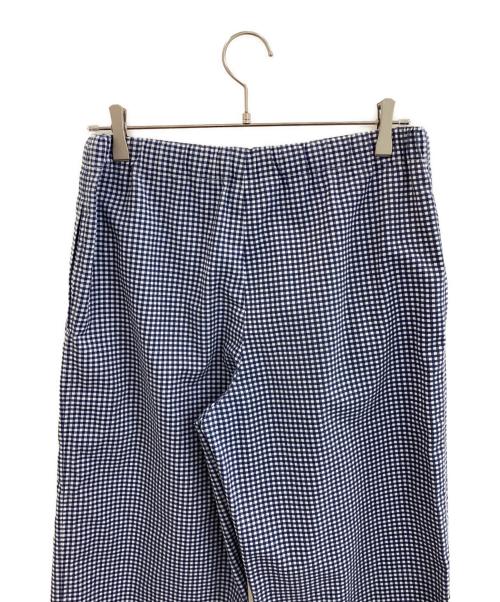 COMME des GARCONS COMME des GARCONS（コムデギャルソン コムデギャルソン）COMME des GARCONS COMME des GARCONS (コムデギャルソン コムデギャルソン) ギンガムチェックパンツ ネイビー サイズ:SSの古着・服飾アイテム