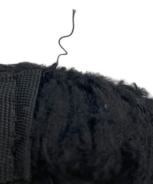 DOLCE & GABBANA（ドルチェ＆ガッバーナ）DOLCE & GABBANA (ドルチェ＆ガッバーナ) ロゴエコファーキャップ ブラック サイズ:Sの古着・服飾アイテム