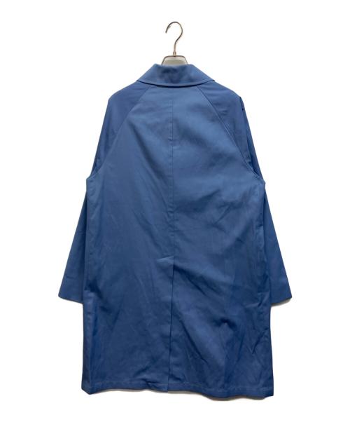 UNITED ARROWS（ユナイテッドアローズ）UNITED ARROWS (ユナイテッドアローズ) OLMETEX T/Cツイル バルカラーコート スカイブルー サイズ:Sの古着・服飾アイテム