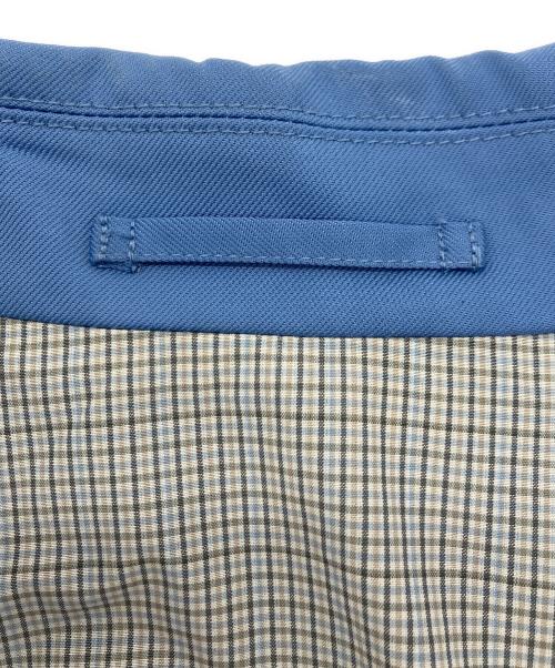 UNITED ARROWS（ユナイテッドアローズ）UNITED ARROWS (ユナイテッドアローズ) OLMETEX T/Cツイル バルカラーコート スカイブルー サイズ:Sの古着・服飾アイテム