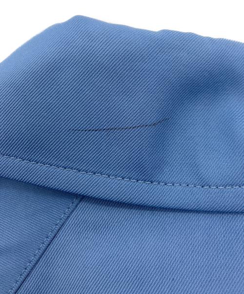 UNITED ARROWS（ユナイテッドアローズ）UNITED ARROWS (ユナイテッドアローズ) OLMETEX T/Cツイル バルカラーコート スカイブルー サイズ:Sの古着・服飾アイテム