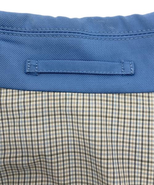 UNITED ARROWS（ユナイテッドアローズ）UNITED ARROWS (ユナイテッドアローズ) OLMETEX T/Cツイル バルカラーコート スカイブルー サイズ:Sの古着・服飾アイテム