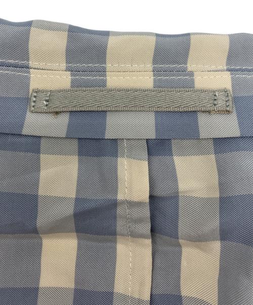 SCYE（サイ）SCYE (サイ) ギンガムチェックチェスターコート グレー×ベージュ サイズ:38の古着・服飾アイテム