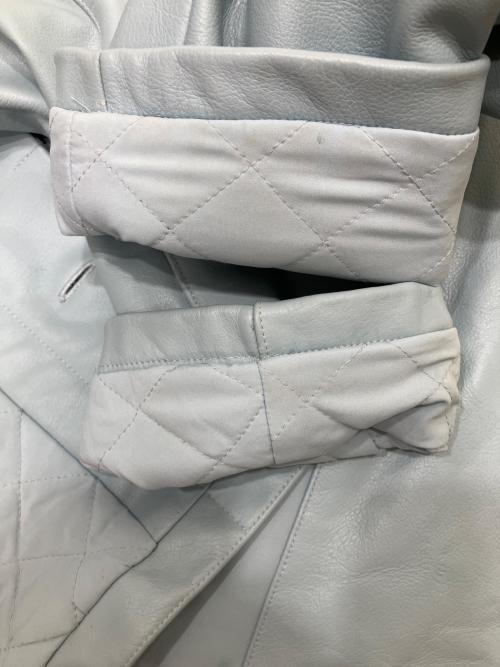 ARTE（アルテ）ARTE (アルテ) レザーコート スカイブルー サイズ:Lの古着・服飾アイテム