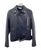 digawelディガウェル）の古着「ホースレザージャケット」｜ネイビー