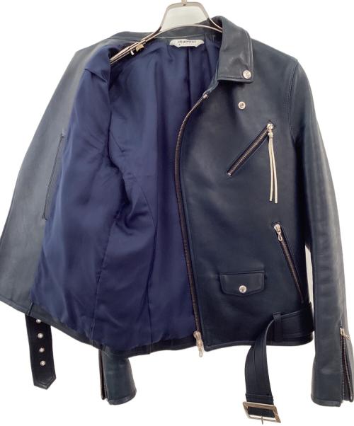 digawel（ディガウェル）DIGAWEL (ディガウェル) ホースレザージャケット ネイビー サイズ:SIZE1の古着・服飾アイテム
