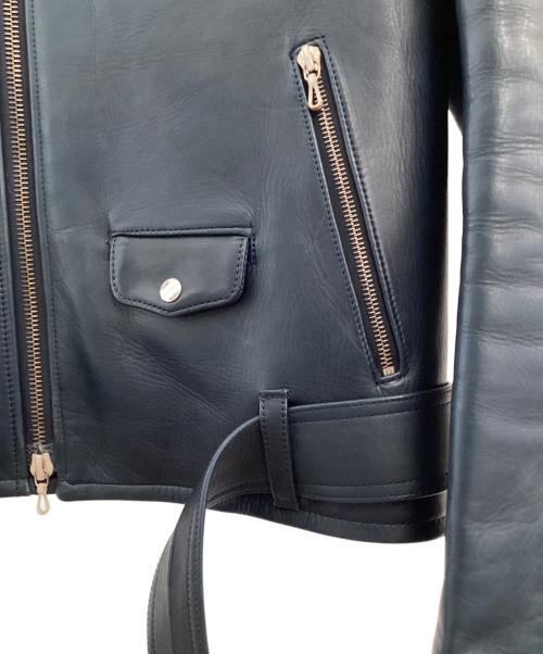 digawel（ディガウェル）DIGAWEL (ディガウェル) ホースレザージャケット ネイビー サイズ:SIZE1の古着・服飾アイテム