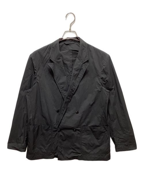 UNITED ARROWS（ユナイテッドアローズ）UNITED ARROWS (ユナイテッドアローズ) ダントツ撥水 オーディナリー ナイロン ４ボタン ダブル ジャケット グレー サイズ:Ｌの古着・服飾アイテム