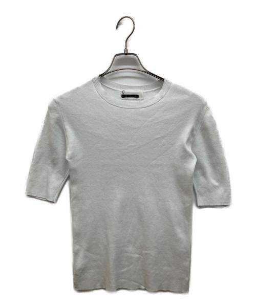 CHAOS（カオス）Chaos (カオス) ティップニットＴシャツ ライトブルー サイズ:FREEの古着・服飾アイテム