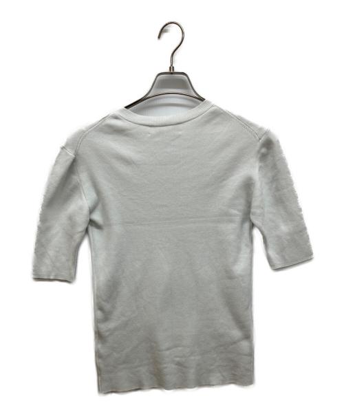 CHAOS（カオス）Chaos (カオス) ティップニットＴシャツ ライトブルー サイズ:FREEの古着・服飾アイテム