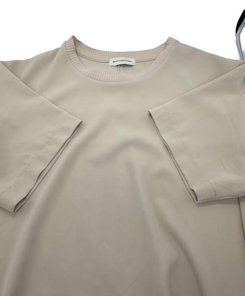BARNYARDSTORM（バンヤードストーム）BARNYARDSTORM (バンヤードストーム) ダブルクロスハーフスリーブワンピース ベージュ サイズ:Freeの古着・服飾アイテム