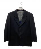 LANVINランバン）の古着「ウールカシミヤ3Bジャケット」｜ブラック