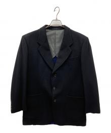 LANVIN（ランバン）の古着「ウールカシミヤ3Bジャケット」｜ブラック