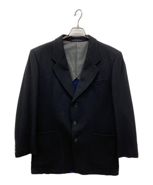 LANVIN（ランバン）LANVIN (ランバン) ウールカシミヤ3Bジャケット ブラック サイズ:Ｓの古着・服飾アイテム