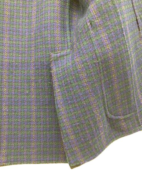 LANVIN（ランバン）LANVIN (ランバン) ウールカシミヤ3Bジャケット ブラック サイズ:Ｓの古着・服飾アイテム