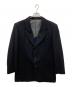 LANVIN（ランバン）の古着「ウールカシミヤ3Bジャケット」｜ブラック