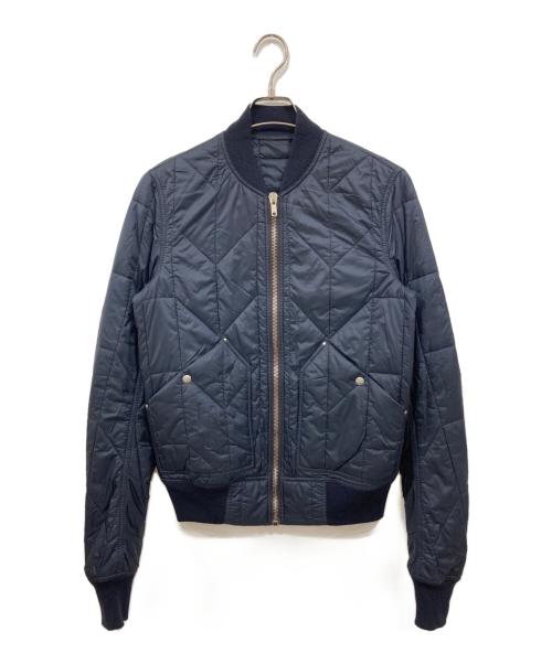 RICK OWENS（リックオウエンス）RICK OWENS (リックオウエンス) CROPPED FLIGHT JACKET(クロップフライトジャケット) ダークブルー サイズ:IT46の古着・服飾アイテム