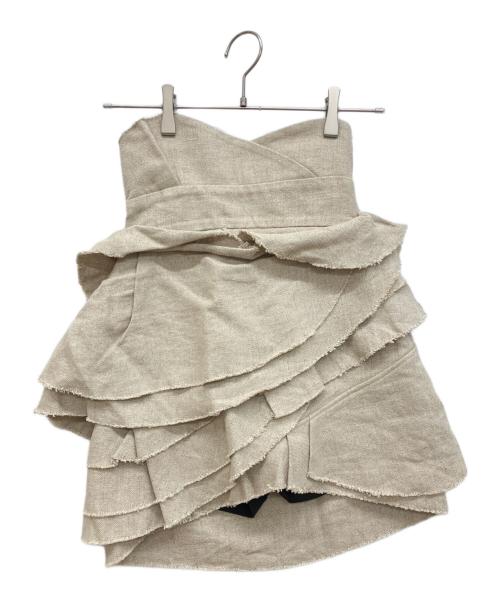 TEECHI（ティーチ）TEECHI (ティーチ) コンタースカートパンツ ベージュ サイズ:34 未使用品の古着・服飾アイテム