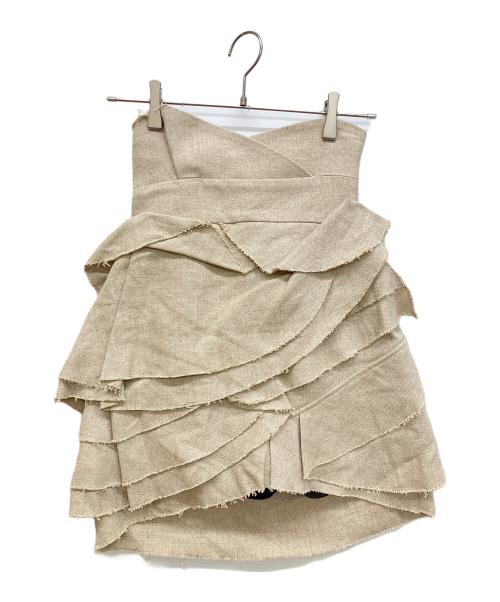 TEECHI（ティーチ）TEECHI (ティーチ) コンタースカートパンツ ベージュ サイズ:34の古着・服飾アイテム