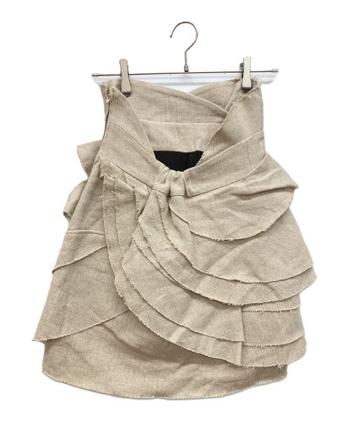 TEECHI（ティーチ）TEECHI (ティーチ) コンタースカートパンツ ベージュ サイズ:34の古着・服飾アイテム