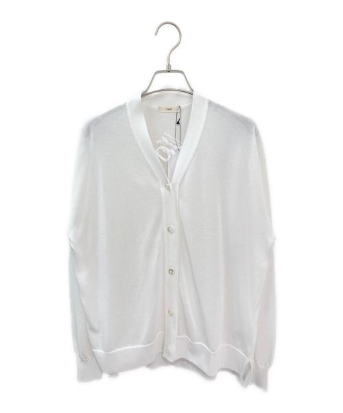 YORI（ヨリ）YORI (ヨリ) シャーベットニットカーディガン ホワイト サイズ:Freeの古着・服飾アイテム