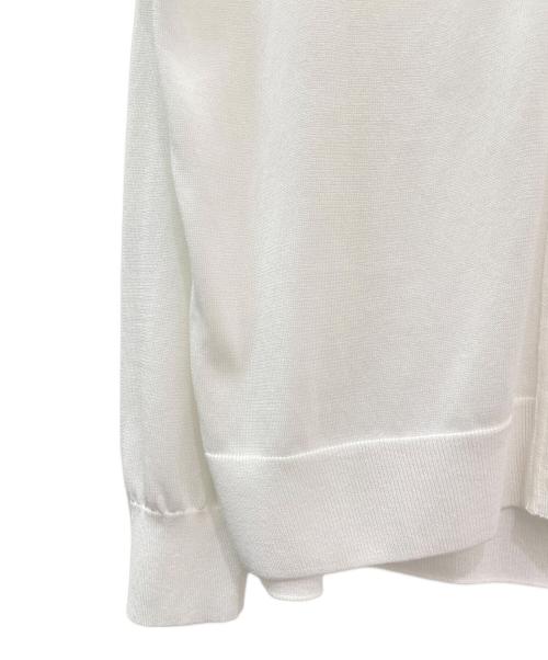 YORI（ヨリ）YORI (ヨリ) シャーベットニットカーディガン ホワイト サイズ:Freeの古着・服飾アイテム