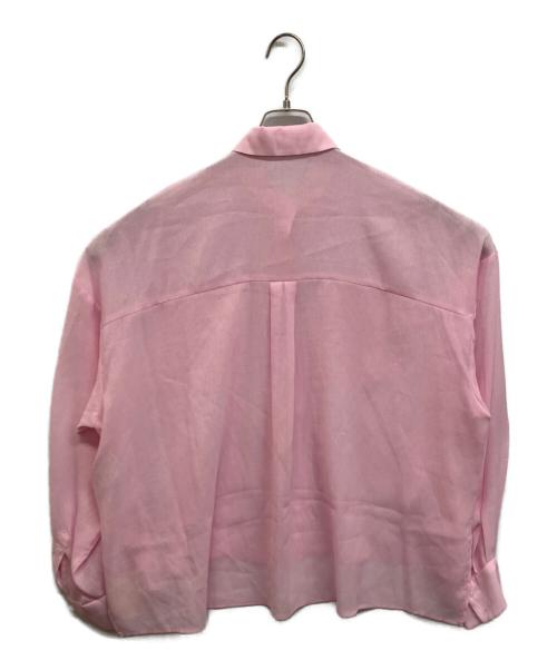 CADUNE（カデュネ）CADUNE (カデュネ) シアーシャツ ピンク サイズ:38 未使用品の古着・服飾アイテム