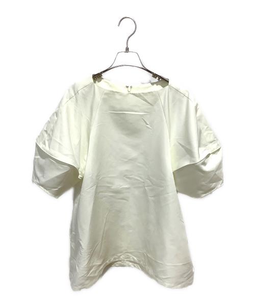 LIten（リテン）LIten (リテン) グログランキャンディブラウス オフホワイト サイズ:Fの古着・服飾アイテム