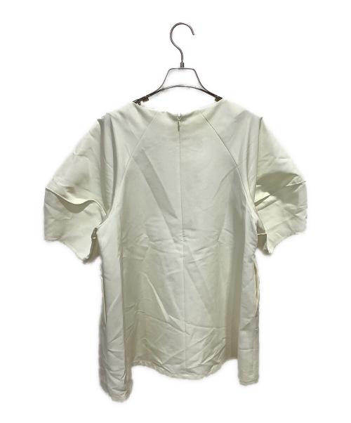 LIten（リテン）LIten (リテン) グログランキャンディブラウス オフホワイト サイズ:Fの古着・服飾アイテム