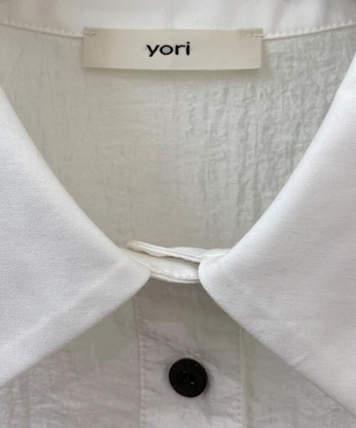 YORI（ヨリ）YORI (ヨリ) シアーラガーブラウス ホワイト サイズ:Freeの古着・服飾アイテム