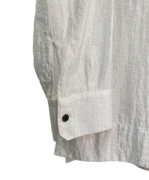 YORI（ヨリ）YORI (ヨリ) シアーラガーブラウス ホワイト サイズ:Freeの古着・服飾アイテム