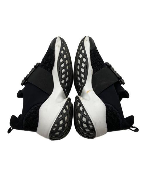 Roger Vivier（ロジェ ヴィヴィエ）Roger Vivier (ロジェ ヴィヴィエ) ファブリック スニーカー ブラック サイズ:36 1/2の古着・服飾アイテム
