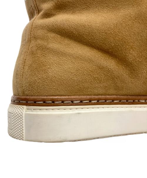 HERMES（エルメス）HERMES (エルメス) ハイカットスニーカー キャメル×ホワイト サイズ:37の古着・服飾アイテム