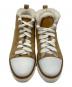 中古・古着 HERMES (エルメス) ハイカットスニーカー キャメル×ホワイト サイズ:37：26000円