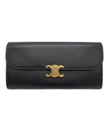 CELINE（セリーヌ）の古着「長財布」｜ブラック
