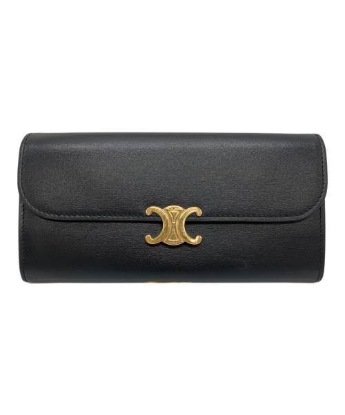 CELINE（セリーヌ）CELINE (セリーヌ) 長財布 ブラックの古着・服飾アイテム