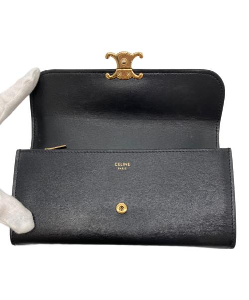 CELINE（セリーヌ）CELINE (セリーヌ) 長財布 ブラックの古着・服飾アイテム