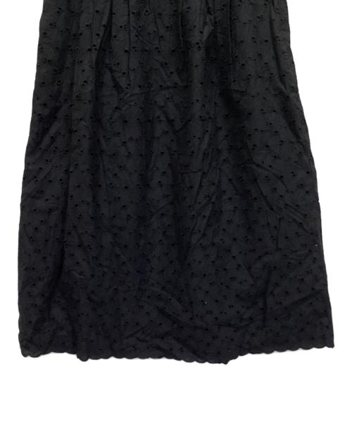 Comptoir des Cotonniers（コントワー・デ・コトニエ）Comptoir des Cotonniers (コントワー・デ・コトニエ) コットンエンブロイダリーワンピース ブラック サイズ:L 未使用品の古着・服飾アイテム