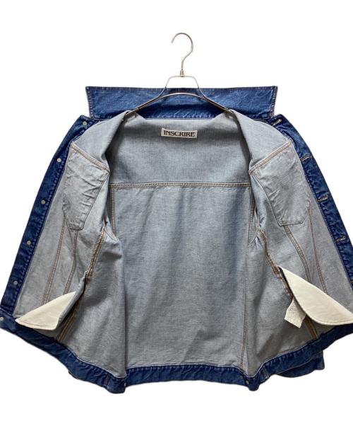 INSCRIRE（アンスクリア）INSCRIRE (アンスクリア) デニムジャケット インディゴ サイズ:36の古着・服飾アイテム