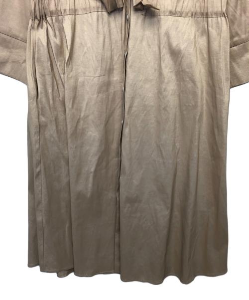 AMARPHIE（アマルフィー）AMARPHIE (アマルフィー) シャツワンピース ベージュ サイズ:XXLの古着・服飾アイテム