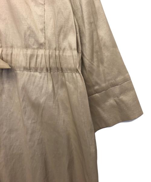 AMARPHIE（アマルフィー）AMARPHIE (アマルフィー) シャツワンピース ベージュ サイズ:XXLの古着・服飾アイテム