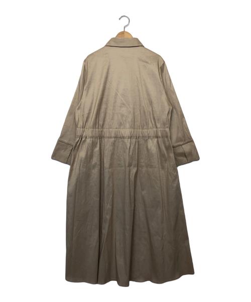 AMARPHIE（アマルフィー）AMARPHIE (アマルフィー) シャツワンピース ベージュ サイズ:XXLの古着・服飾アイテム
