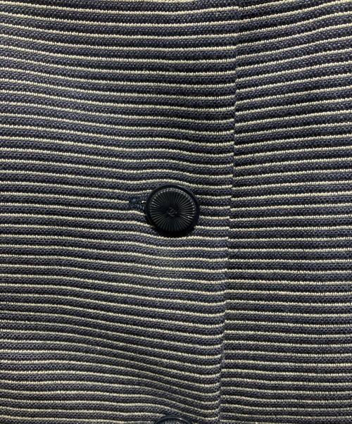 CHANEL（シャネル）CHANEL (シャネル) ウールシルクセットアップ ネイビー サイズ:JKT40　SKT38の古着・服飾アイテム