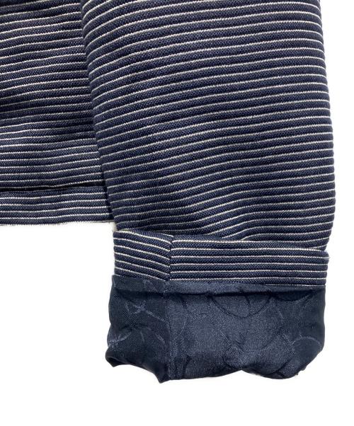 CHANEL（シャネル）CHANEL (シャネル) ウールシルクセットアップ ネイビー サイズ:JKT40　SKT38の古着・服飾アイテム