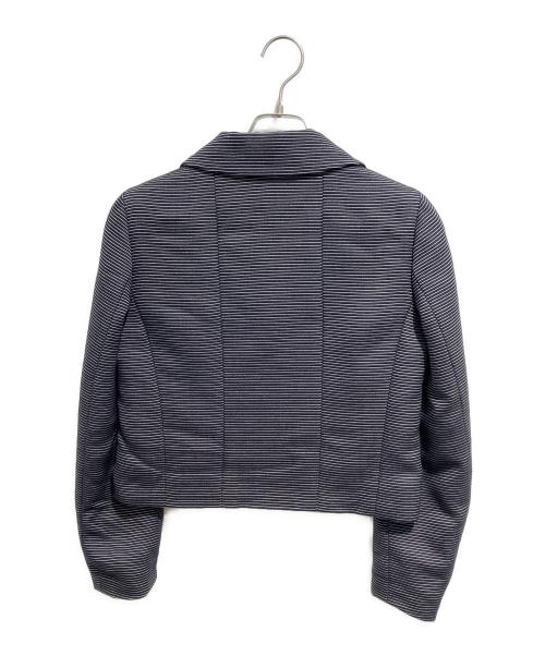 CHANEL（シャネル）CHANEL (シャネル) ウールシルクセットアップ ネイビー サイズ:JKT40　SKT38の古着・服飾アイテム