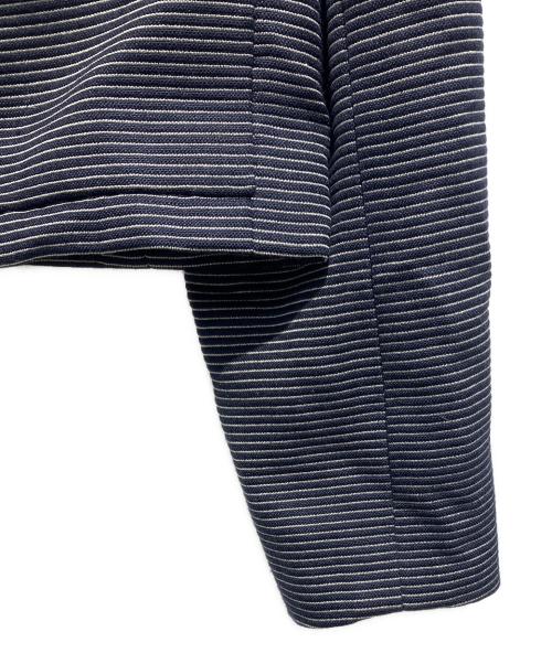 CHANEL（シャネル）CHANEL (シャネル) ウールシルクセットアップ ネイビー サイズ:JKT40　SKT38の古着・服飾アイテム