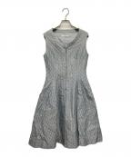 FOXEYフォクシー）の古着「ダイアモンドダストノースリーブワンピース」｜スカイブルー